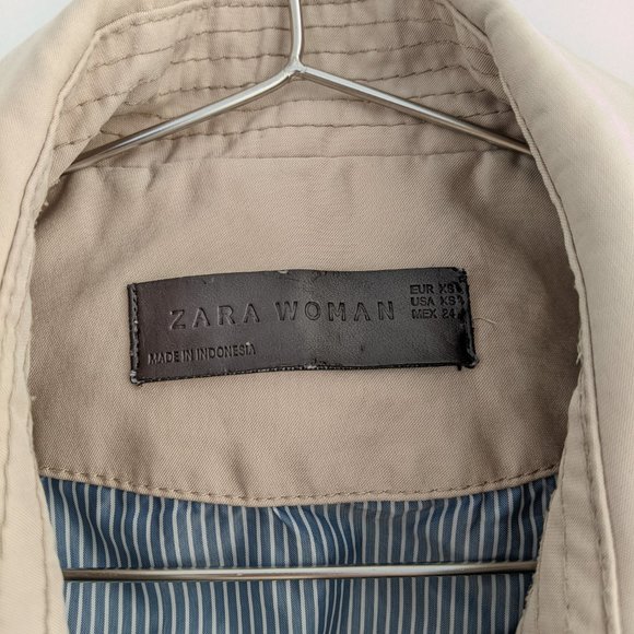 Zara Trench Coat - Tan XS (US4) - Picture 2 of 3